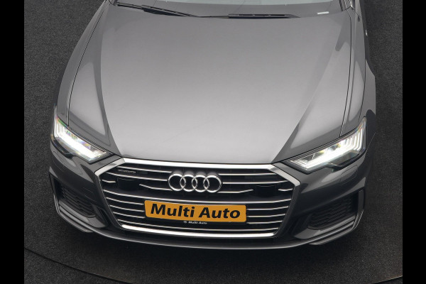 Audi A6 Avant 50 TFSI e quattro S Line 300pk PHEV Dealer O.H | Trekhaak af Fabriek | Adaptive Cruise | Lederen Sportstoelen Memory | Apple Carplay | 19"L.M | BLIS | Virtual |