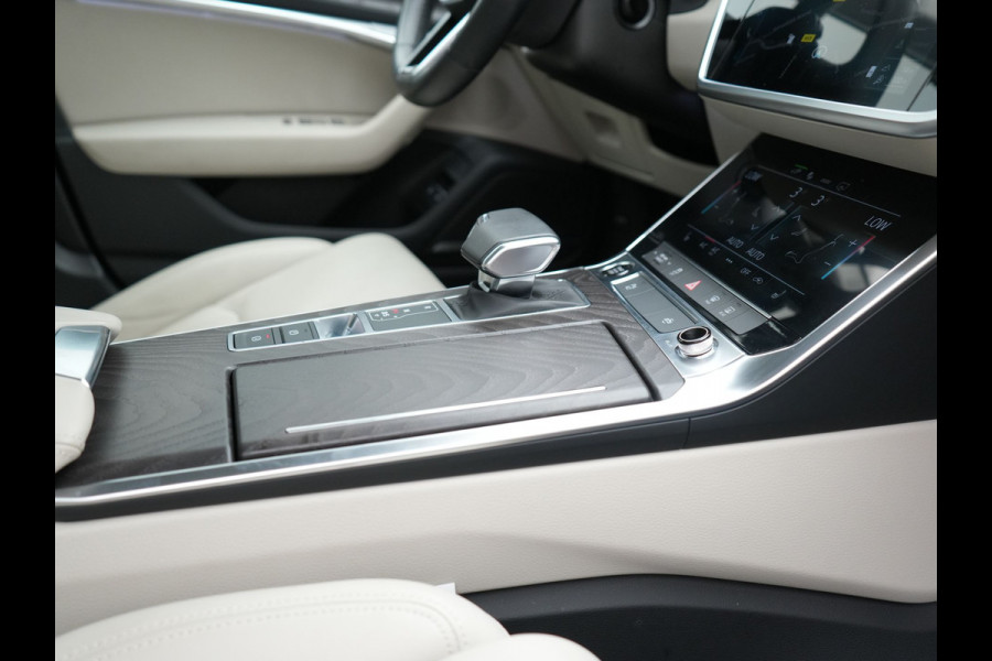 Audi A6 Avant 50 TFSI e quattro S Line 300pk PHEV Dealer O.H | Trekhaak af Fabriek | Adaptive Cruise | Lederen Sportstoelen Memory | Apple Carplay | 19"L.M | BLIS | Virtual |