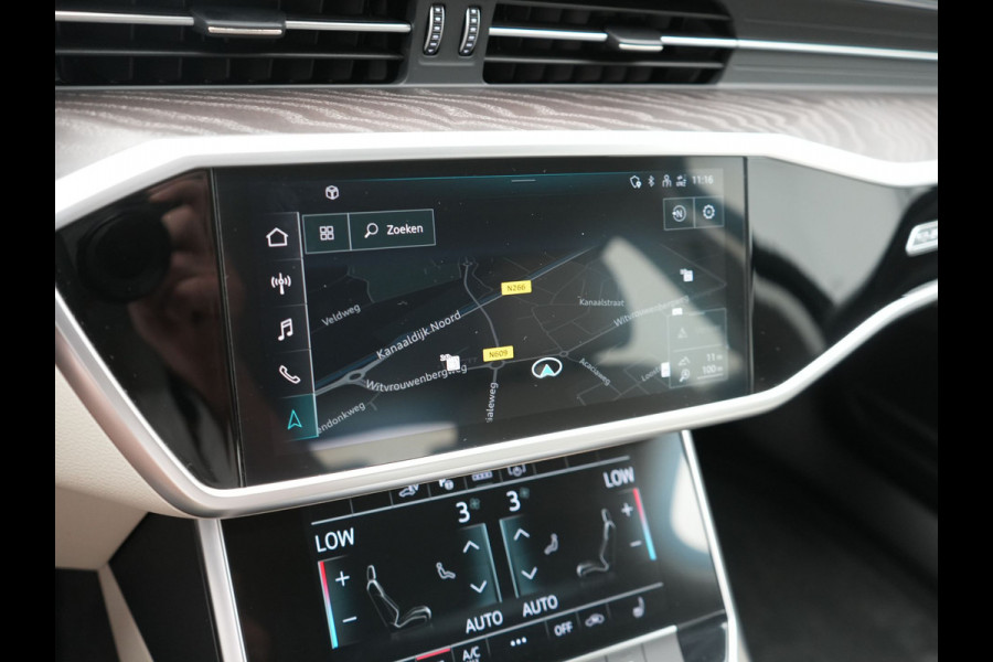 Audi A6 Avant 50 TFSI e quattro S Line 300pk PHEV Dealer O.H | Trekhaak af Fabriek | Adaptive Cruise | Lederen Sportstoelen Memory | Apple Carplay | 19"L.M | BLIS | Virtual |