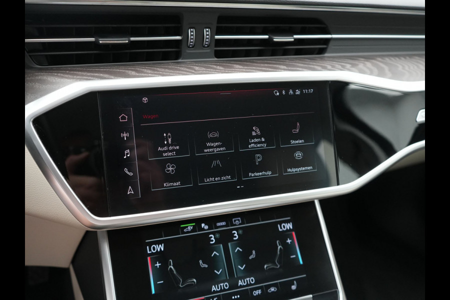 Audi A6 Avant 50 TFSI e quattro S Line 300pk PHEV Dealer O.H | Trekhaak af Fabriek | Adaptive Cruise | Lederen Sportstoelen Memory | Apple Carplay | 19"L.M | BLIS | Virtual |