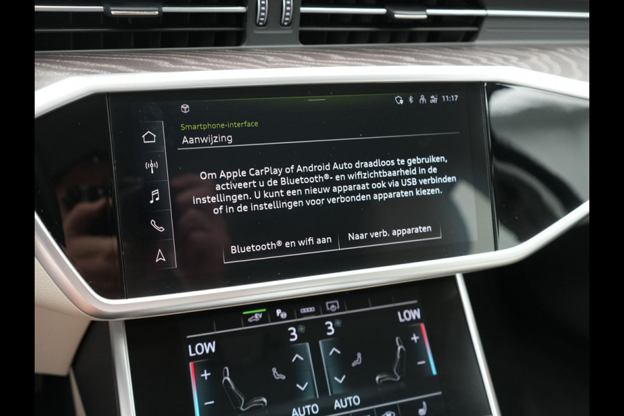 Audi A6 Avant 50 TFSI e quattro S Line 300pk PHEV Dealer O.H | Trekhaak af Fabriek | Adaptive Cruise | Lederen Sportstoelen Memory | Apple Carplay | 19"L.M | BLIS | Virtual |