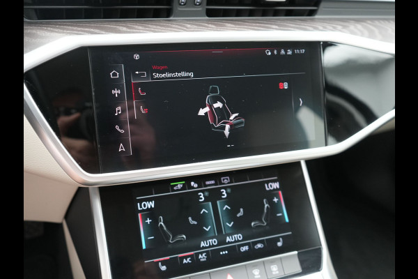 Audi A6 Avant 50 TFSI e quattro S Line 300pk PHEV Dealer O.H | Trekhaak af Fabriek | Adaptive Cruise | Lederen Sportstoelen Memory | Apple Carplay | 19"L.M | BLIS | Virtual |