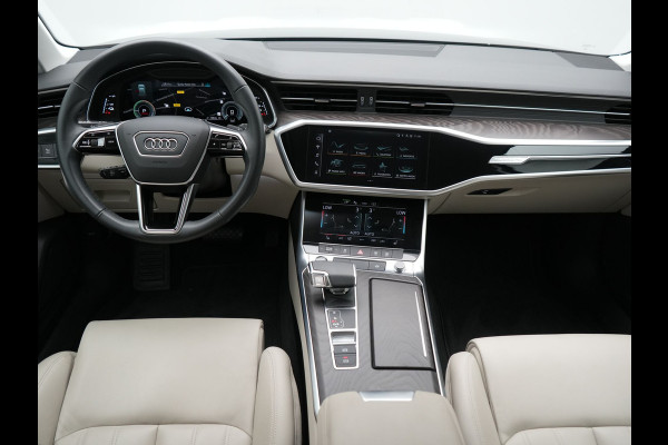 Audi A6 Avant 50 TFSI e quattro S Line 300pk PHEV Dealer O.H | Trekhaak af Fabriek | Adaptive Cruise | Lederen Sportstoelen Memory | Apple Carplay | 19"L.M | BLIS | Virtual |