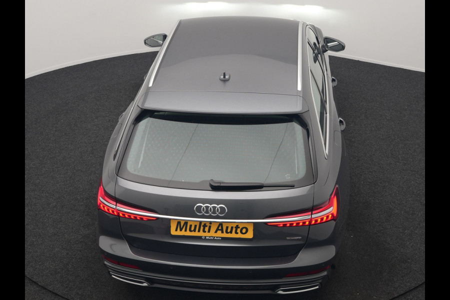 Audi A6 Avant 50 TFSI e quattro S Line 300pk PHEV Dealer O.H | Trekhaak af Fabriek | Adaptive Cruise | Lederen Sportstoelen Memory | Apple Carplay | 19"L.M | BLIS | Virtual |