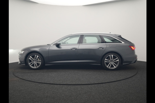 Audi A6 Avant 50 TFSI e quattro S Line 300pk PHEV Dealer O.H | Trekhaak af Fabriek | Adaptive Cruise | Lederen Sportstoelen Memory | Apple Carplay | 19"L.M | BLIS | Virtual |