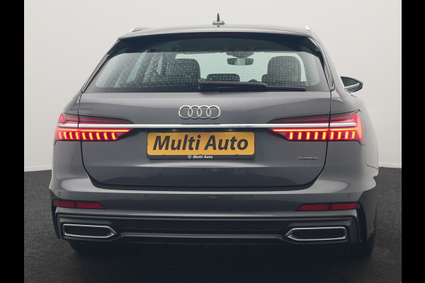 Audi A6 Avant 50 TFSI e quattro S Line 300pk PHEV Dealer O.H | Trekhaak af Fabriek | Adaptive Cruise | Lederen Sportstoelen Memory | Apple Carplay | 19"L.M | BLIS | Virtual |