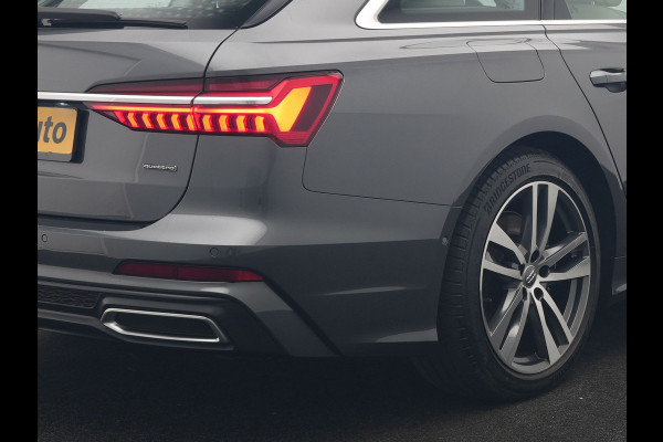 Audi A6 Avant 50 TFSI e quattro S Line 300pk PHEV Dealer O.H | Trekhaak af Fabriek | Adaptive Cruise | Lederen Sportstoelen Memory | Apple Carplay | 19"L.M | BLIS | Virtual |