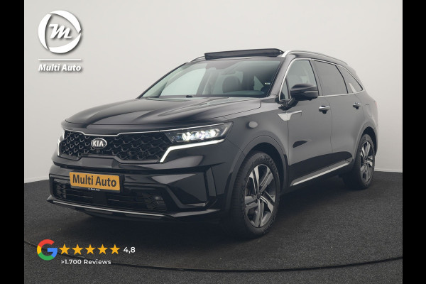 Kia Sorento 1.6 T-GDI 4WD DynamicPlusLine 265pk Dealer O.H. | Trekhaak Afn. | Panodak | Adaptive Cruise | 360 Camera | Bose Audio | Lederen Sportstoelen & Stuur Verwarmd | Keyless | Blis | Sfeerverlichting | Apple Carplay | Navigatie | DAB | Plug In Hybrid |