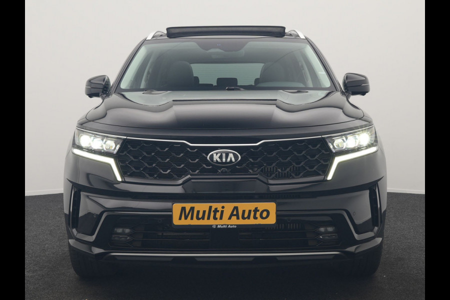 Kia Sorento 1.6 T-GDI 4WD DynamicPlusLine 265pk Dealer O.H. | Trekhaak Afn. | Panodak | Adaptive Cruise | 360 Camera | Bose Audio | Lederen Sportstoelen & Stuur Verwarmd | Keyless | Blis | Sfeerverlichting | Apple Carplay | Navigatie | DAB | Plug In Hybrid |