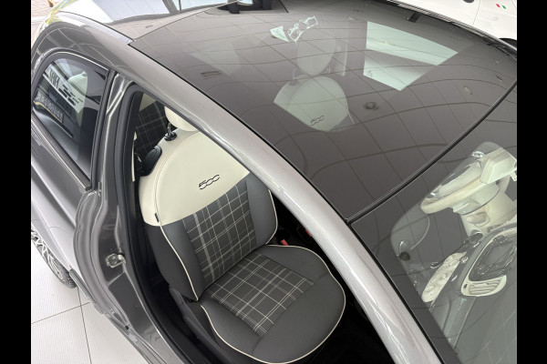 Fiat 500C 0.9 TwinAir Turbo Lounge Automaat Glazen panoramadak - Airco - Navigatie - Parkeersensor achter - Licht metalen velgen 15 inch - Cruise control - Mistlampen - Elektrische ramen - Stuur multifunctioneel - Bluetooth - Centrale vergrendeling met afstandsbediening - Start/stop systeem