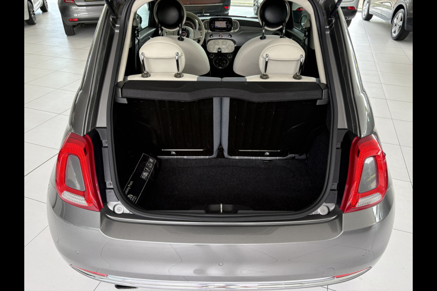 Fiat 500C 0.9 TwinAir Turbo Lounge Automaat Glazen panoramadak - Airco - Navigatie - Parkeersensor achter - Licht metalen velgen 15 inch - Cruise control - Mistlampen - Elektrische ramen - Stuur multifunctioneel - Bluetooth - Centrale vergrendeling met afstandsbediening - Start/stop systeem