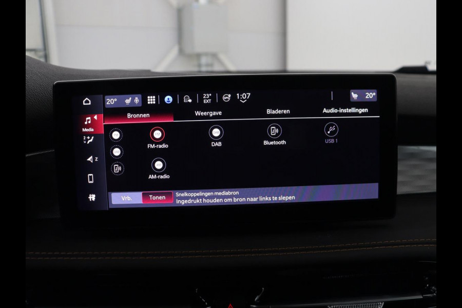 Alfa Romeo Tonale 1.5T Hybrid Veloce | 360 Camera | Stoelventilatie | Adaptive cruise | Stoelverwarming | Carplay | Matrix LED | Digital cockpit | Keyless | Elektrische stoelen | Leder | Parkeerhulp | Elektrische kofferklep | Origineel NL