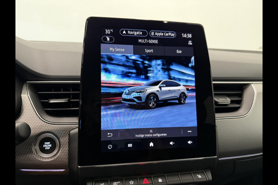 Renault Arkana 1.6 E-Tech full hybrid 145 techno Airco ECC Navi Carplay PDC VA + Camera Adaptive Cruise Stoel/Stuurverwarming Full LED Virtual Dashboard