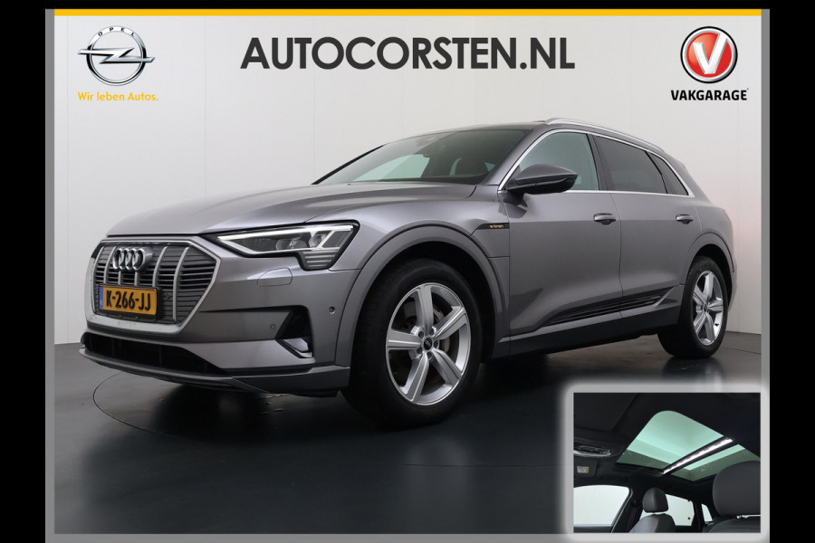 Audi e-tron 313pk Quattro Pano-Dak Adap.Cruise Leer+Verwarmd+Memory Camera Apple Carplay Android Auto Pdc Business Edition Plus 50 Quattro 4wd SOH 91% Elek.Achterklep Lmv Privacy Glas Led DAB Virtual Cockpit Rijstrooksensor Origineel Nederlandse Auto