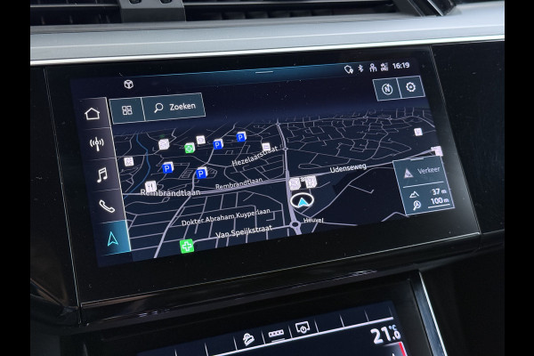 Audi e-tron 313pk Quattro Pano-Dak Adap.Cruise Leer+Verwarmd+Memory Camera Apple Carplay Android Auto Pdc Business Edition Plus 50 Quattro 4wd SOH 91% Elek.Achterklep Lmv Privacy Glas Led DAB Virtual Cockpit Rijstrooksensor Origineel Nederlandse Auto