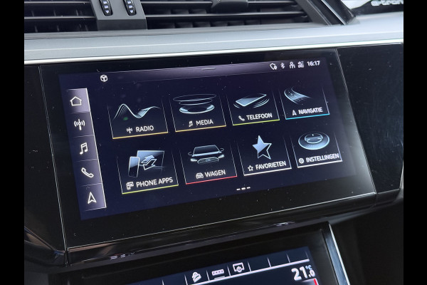 Audi e-tron 313pk Quattro Pano-Dak Adap.Cruise Leer+Verwarmd+Memory Camera Apple Carplay Android Auto Pdc Business Edition Plus 50 Quattro 4wd SOH 91% Elek.Achterklep Lmv Privacy Glas Led DAB Virtual Cockpit Rijstrooksensor Origineel Nederlandse Auto