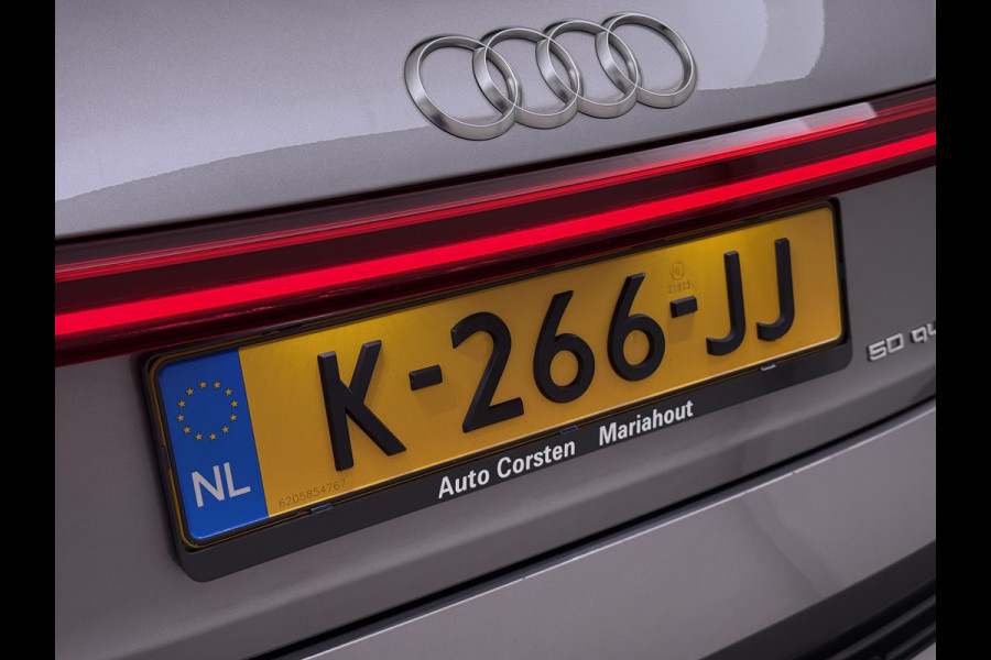 Audi e-tron 313pk Quattro Pano-Dak Adap.Cruise Leer+Verwarmd+Memory Camera Apple Carplay Android Auto Pdc Business Edition Plus 50 Quattro 4wd SOH 91% Elek.Achterklep Lmv Privacy Glas Led DAB Virtual Cockpit Rijstrooksensor Origineel Nederlandse Auto