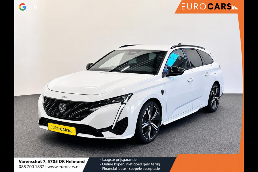Peugeot 308 SW 1.6 Plug-in Hybrid 225 GT Navigatie Apple Carplay/Android Auto Camera Parkeersensoren Adaptive Cruise Control Stoelverwarming FULL LED Climate Control Virtual Cockpit Lichtmetalen velgen