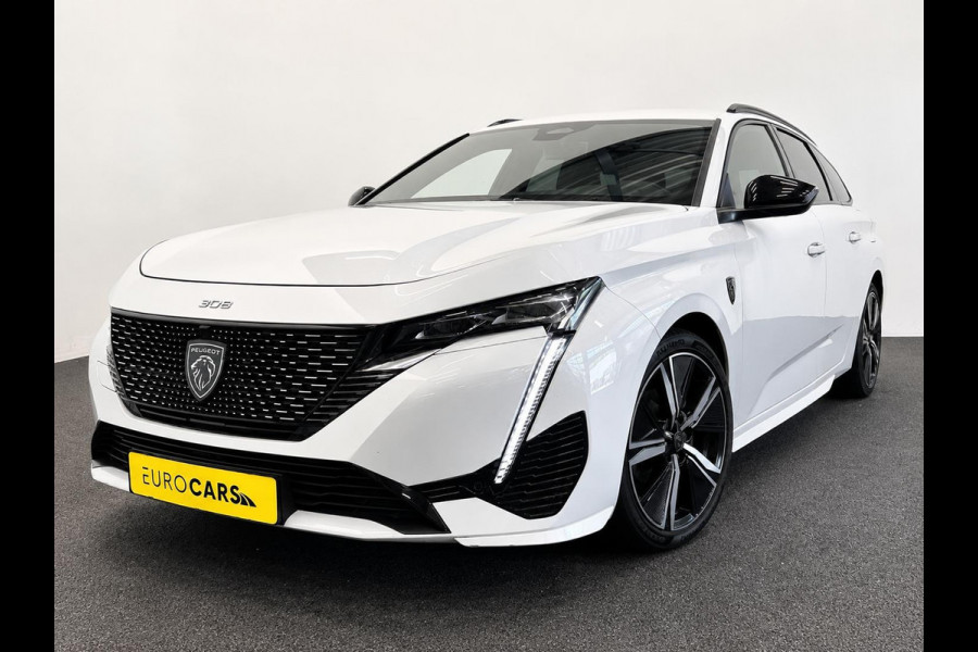 Peugeot 308 SW 1.6 Plug-in Hybrid 225 GT Navigatie Apple Carplay/Android Auto Camera Parkeersensoren Adaptive Cruise Control Stoelverwarming FULL LED Climate Control Virtual Cockpit Lichtmetalen velgen