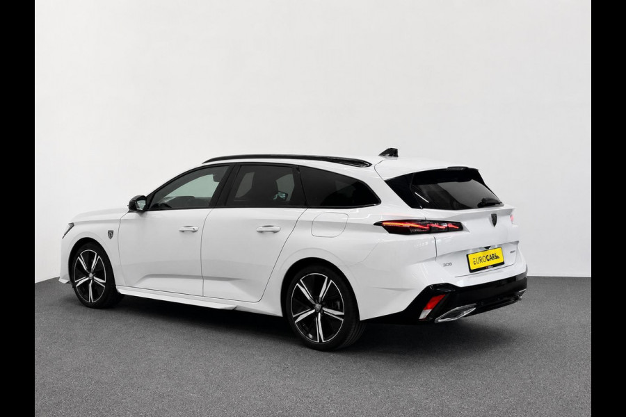 Peugeot 308 SW 1.6 Plug-in Hybrid 225 GT Navigatie Apple Carplay/Android Auto Camera Parkeersensoren Adaptive Cruise Control Stoelverwarming FULL LED Climate Control Virtual Cockpit Lichtmetalen velgen