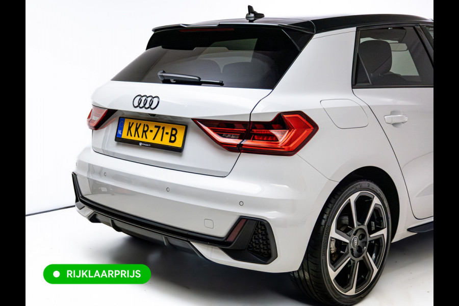 Audi A1 Sportback 30 TFSI S edition 116 PK | 18" velgen | Led | Camera | Cruise | App. connect | Climate control | Sfeerverlichting, DAB, Afgevlakt stuurwiel, Extra getint glas