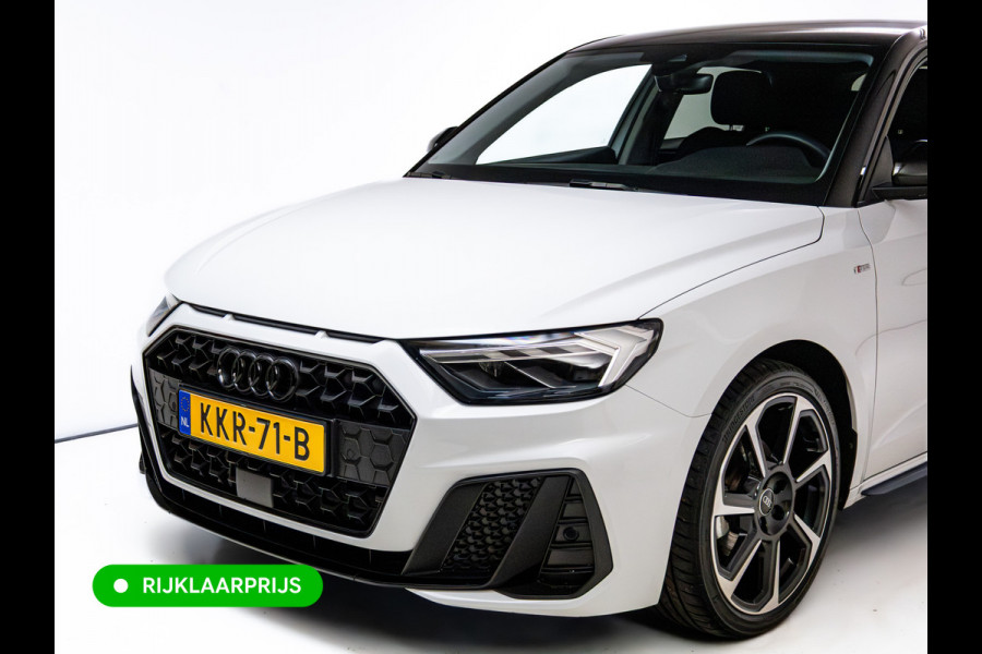 Audi A1 Sportback 30 TFSI S edition 116 PK | 18" velgen | Led | Camera | Cruise | App. connect | Climate control | Sfeerverlichting, DAB, Afgevlakt stuurwiel, Extra getint glas