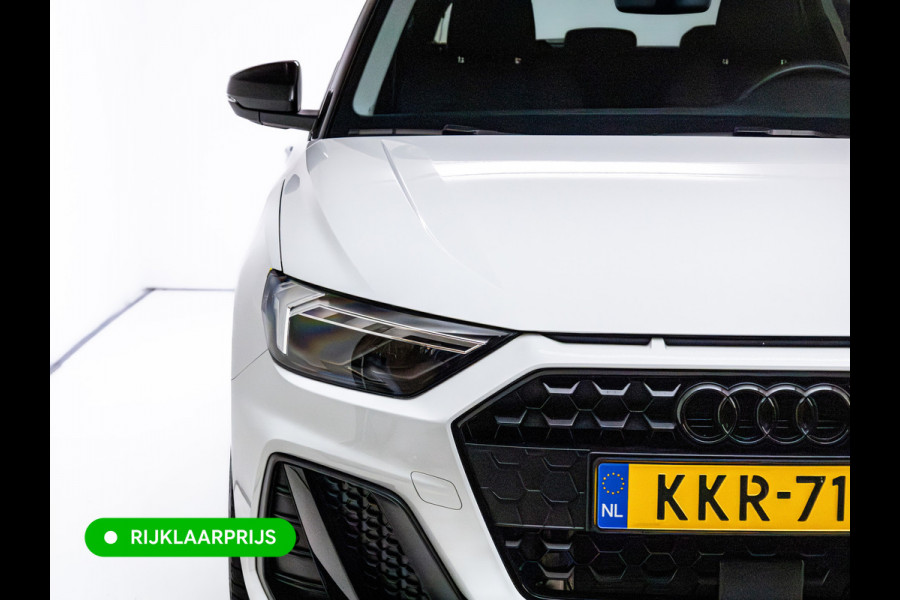 Audi A1 Sportback 30 TFSI S edition 116 PK | 18" velgen | Led | Camera | Cruise | App. connect | Climate control | Sfeerverlichting, DAB, Afgevlakt stuurwiel, Extra getint glas