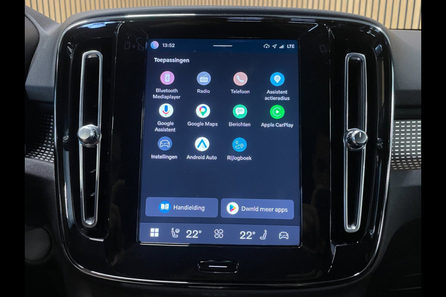 Volvo XC40 Recharge P8 AWD R-Design|92% SOH|ACC|CAMERA|CARPLAY|ANDROID AUTO|STOEL+STUURVERW|ELEK.KLEP|NL-AUTO|NAP|INCL.BTW|1e EIG|
