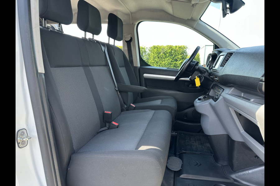 Citroën Jumpy 2.0 BlueHDI 180 PK / AUTOMAAT / L3H1 / DUBBEL CABINE / 2x SCHUIFDEUR / TREKHAAK / CAMERA / BLIND SPOT / ECC / CRUISE / 6 PERSOON