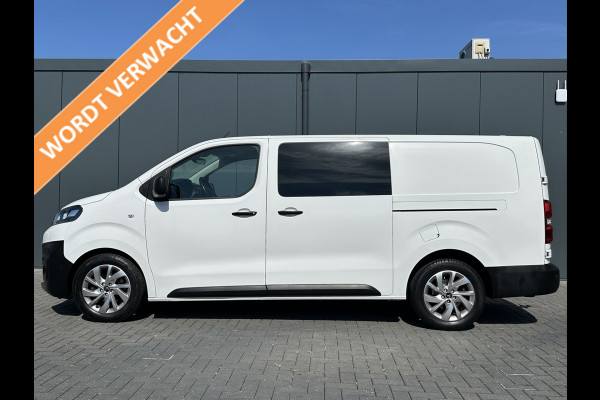 Citroën Jumpy 2.0 BlueHDI 180 PK / AUTOMAAT / L3H1 / DUBBEL CABINE / 2x SCHUIFDEUR / TREKHAAK / CAMERA / BLIND SPOT / ECC / CRUISE / 6 PERSOON