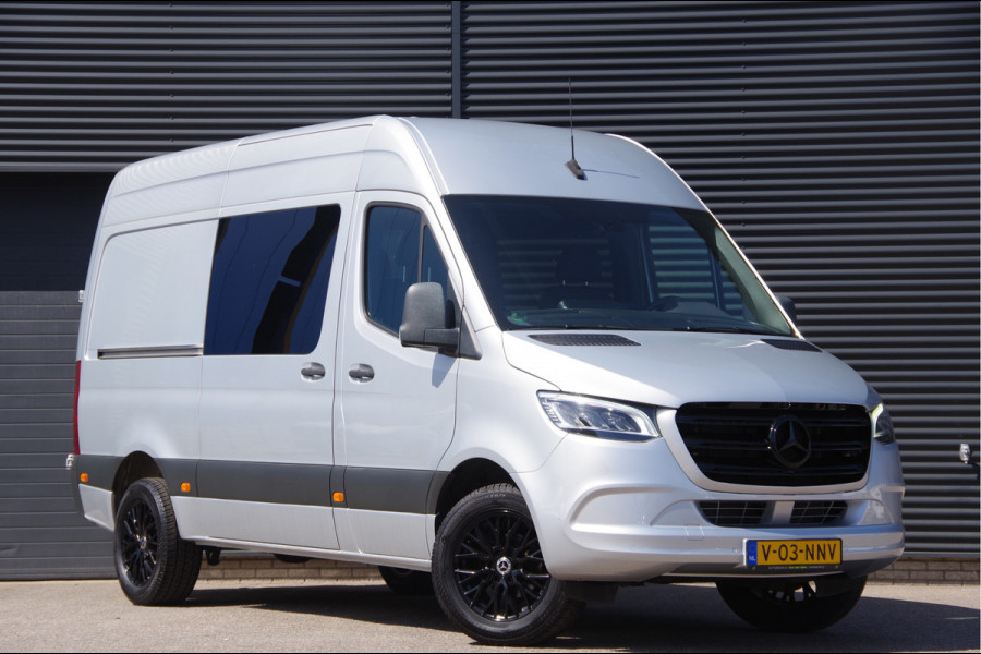 Mercedes-Benz Sprinter 319 3.0 CDI V6 L2H2 AUT. DC-5P, LED, STANDKACHEL, MBUX, CAMERA, NAVI, CRUISE, CLIMA, DUBBELE CABINE, DUBBEL CABINE