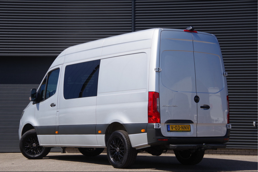 Mercedes-Benz Sprinter 319 3.0 CDI V6 L2H2 AUT. DC-5P, LED, STANDKACHEL, MBUX, CAMERA, NAVI, CRUISE, CLIMA, DUBBELE CABINE, DUBBEL CABINE