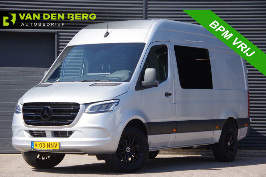Mercedes-Benz Sprinter 319 3.0 CDI V6 L2H2 AUT. DC-5P, LED, STANDKACHEL, MBUX, CAMERA, NAVI, CRUISE, CLIMA, DUBBELE CABINE, DUBBEL CABINE