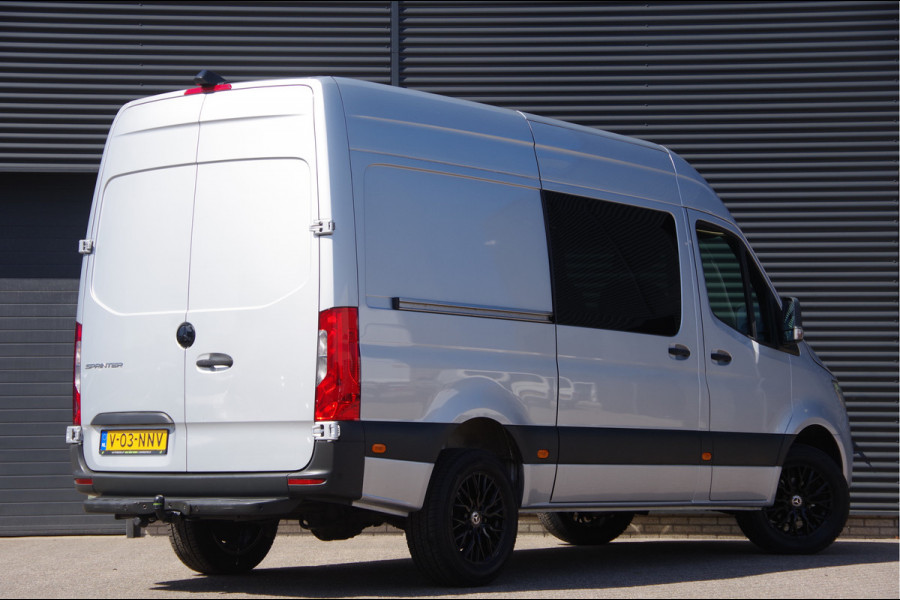 Mercedes-Benz Sprinter 319 3.0 CDI V6 L2H2 AUT. DC-5P, LED, STANDKACHEL, MBUX, CAMERA, NAVI, CRUISE, CLIMA, DUBBELE CABINE, DUBBEL CABINE