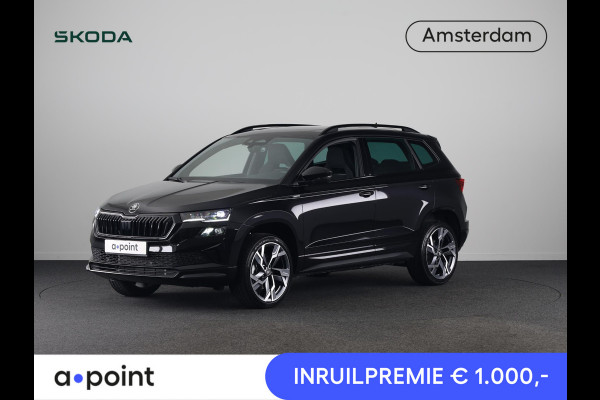 Škoda Karoq Sportline Ultimate 1.5 TSI ACT 150 pk 7 versn. DSG | Wegklapbare Trekhaak | Travel Assist Pakket Plus | Virual Pedal | 19 Inch Velgen Sagitarius