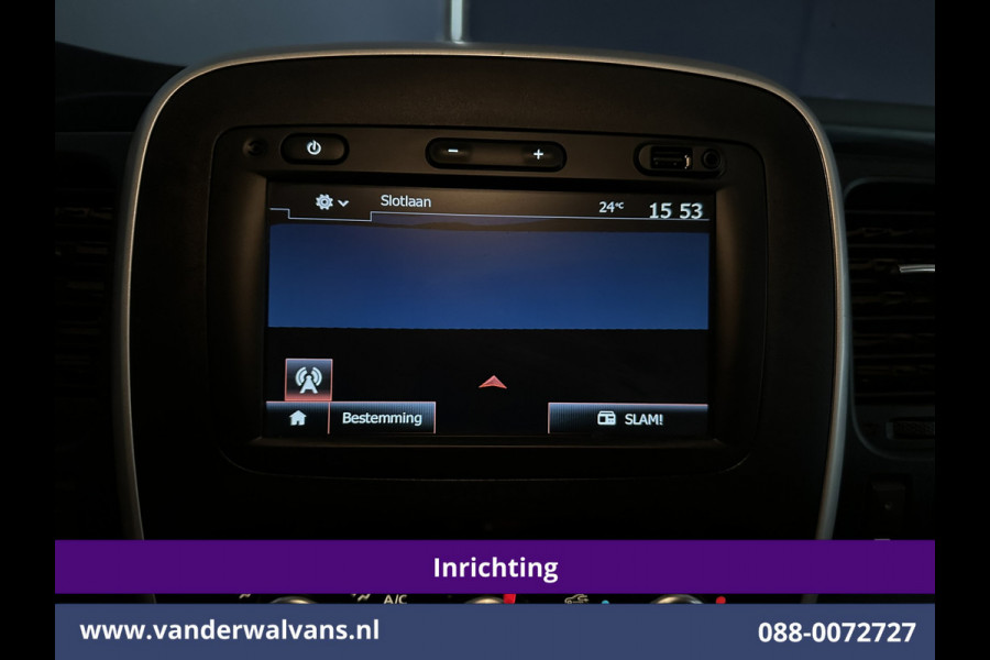 Renault Trafic 2.0 dCi 120pk L2H1 inrichting Euro6 Airco | Navigatie | Camera | LED | Trekhaak Cruisecontrol, Parkeersensoren, Bijrijdersbank