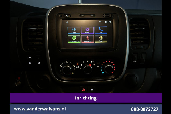 Renault Trafic 2.0 dCi 120pk L2H1 inrichting Euro6 Airco | Navigatie | Camera | LED | Trekhaak Cruisecontrol, Parkeersensoren, Bijrijdersbank