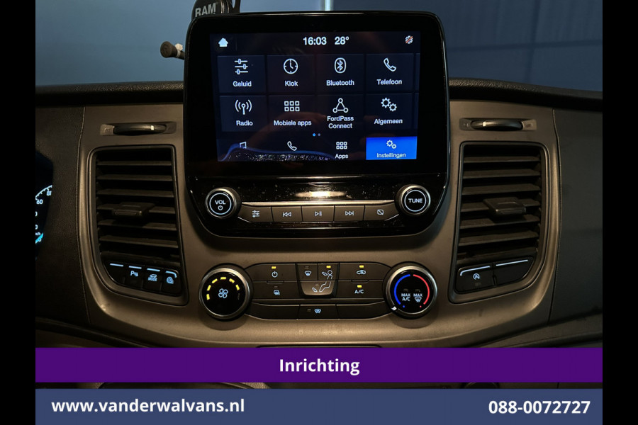 Ford Transit Custom 2.0 TDCI 130pk L2H1 inrichting Euro6 Airco | Camera | LED | 2800 Trekhaak | Apple Carplay Cruisecontrol, Android Auto, Verwarmde Voorruit, Parkeersensoren, Bijrijdersbank