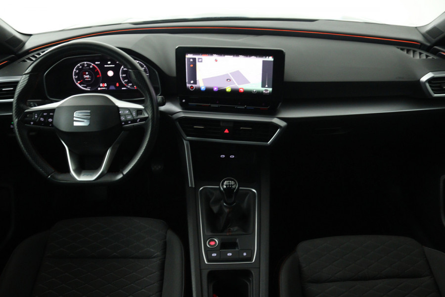 Seat Leon Sportstourer 1.5 TSI FR Launch Edition (DIGITALE COCKPIT, CRUISE ADAPTIEF, NAVIGATIE CARPLAY, PARKEERSENSOREN)