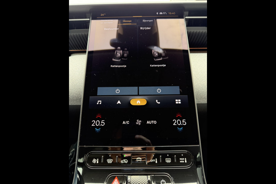 Citroën C5 Aircross Max Comfort Range 73 kWh (Elektrisch Schuifdak - Leder incl verwarming/koeling/massage/geheugen - Warmtepomp - Elektrische Klep