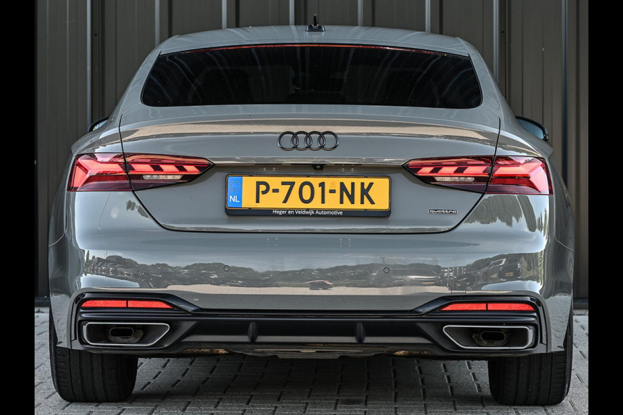 Audi A5 Sportback 45 TFSI quattro S edition 265pk | B&O | S-Sportstoelen + Massage| Camera | Adaptive cruise | Memory Seats | Keyless Entry |