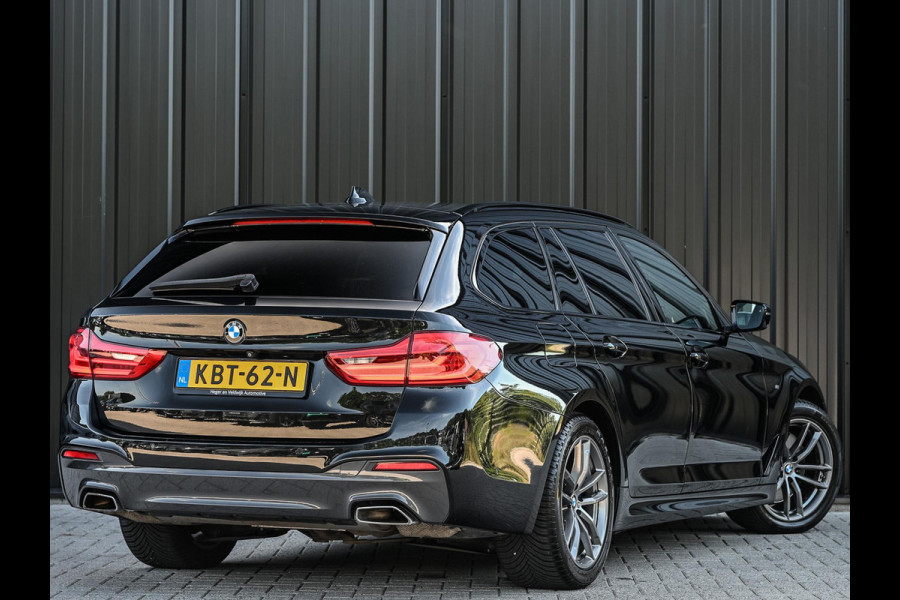 BMW 5 Serie Touring 530i xDrive High Executive | M-Sport | Panoramadak | Harman/Kardon | HUD | Active Cruise | 360 Camera | Stuur Verwarming | Ambiance Interieur | Stoelverwarming | Elektr. Verst. Stoel |