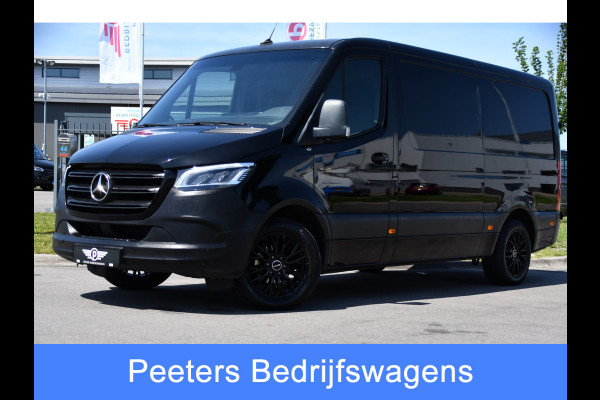 Mercedes-Benz Sprinter 316 2.2 CDI L2H1 Black Edition MARGE! Camera, Cruise, Carplay, LED, Stoelverwarming, RWD, 10,5'' Mbux, Multimedia, 164pk, Sensoren, Uniek!