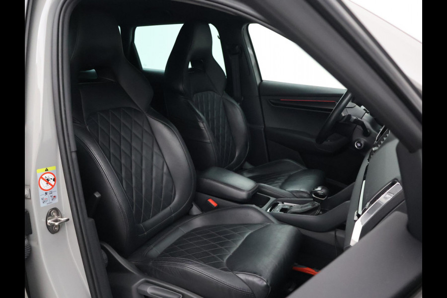 Škoda Karoq 1.5 TSI ACT SPORTLINE + WEGKL. TREKHAAK | VOL LEDER | ADAPTIVE CRUISE | CANTON | CAMERA