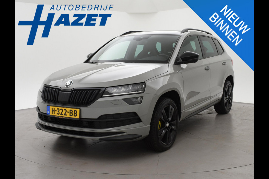 Škoda Karoq 1.5 TSI ACT SPORTLINE + WEGKL. TREKHAAK | VOL LEDER | ADAPTIVE CRUISE | CANTON | CAMERA