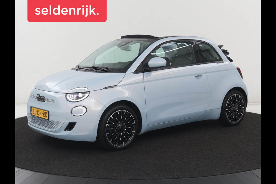 Fiat 500E CABRIO Icon 42 kWh | SOH 90,5% | 3 Fase | Adaptive cruise | 3 Fase | Adaptive cruise | Camera | Carplay | DAB | Climate control | Stoelverwarming | Navi. Full map |