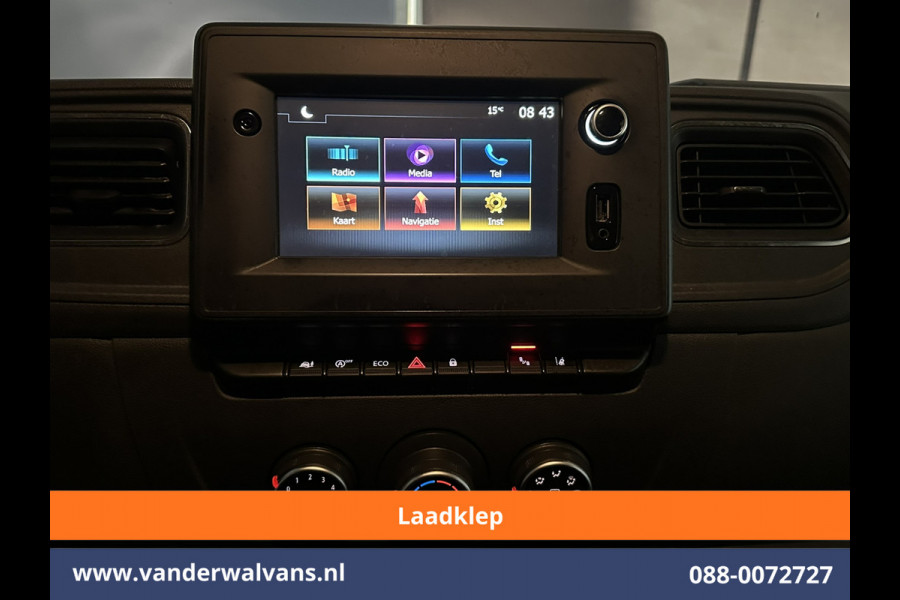 Renault Master 2.3 dCi 150pk L2H2 Euro6 Airco | Laadklep | 2x Zijdeur | Camera | Navigatie | LED | Cruisecontrol Parkeersensoren, Bijrijdersbank