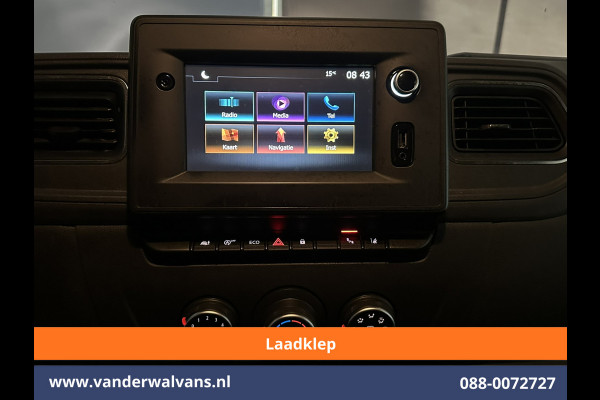 Renault Master 2.3 dCi 150pk L2H2 Euro6 Airco | Laadklep | 2x Zijdeur | Camera | Navigatie | LED | Cruisecontrol Parkeersensoren, Bijrijdersbank