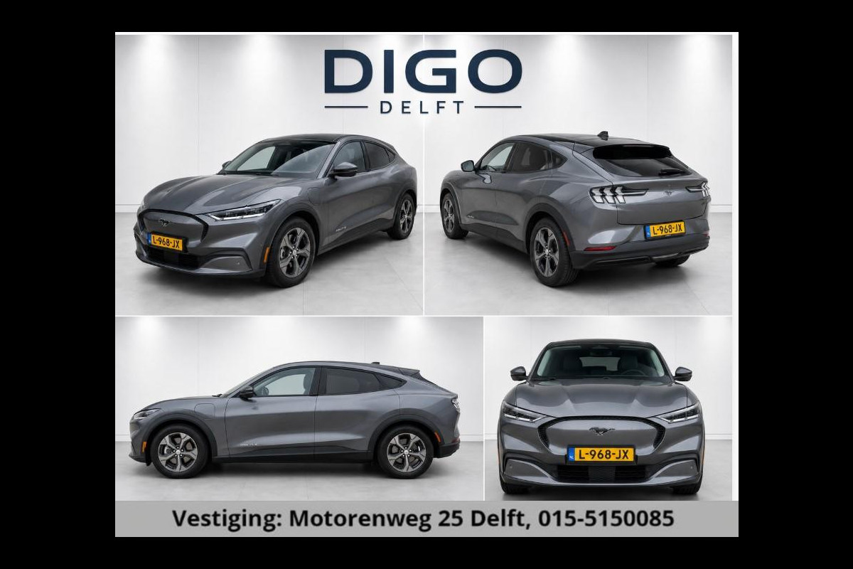 Ford Mustang Mach-E RWD 75 kWh SOH ACCU 93.5 %. 1e EIG 100% oh .PANORAMADAK.360 CAMERA. B&O SYSTEM.LEDER