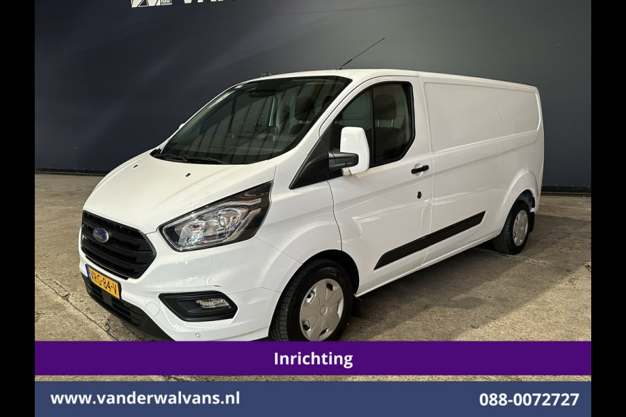 Ford Transit Custom 2.0 TDCI 130pk L2H1 inrichting Euro6 Airco | Camera | Apple Carplay | LED | Cruisecontrol Android Auto, Stoelverwarming, Verwarmde voorruit, Parkeersensoren, Bijrijdersbank, 2800kg trekvermogen